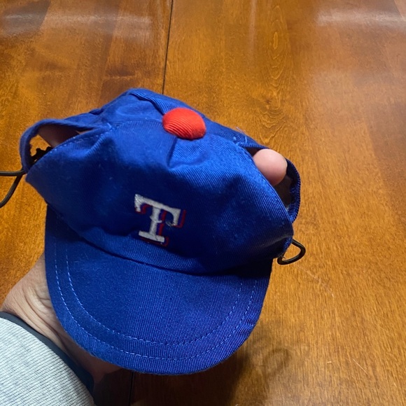 Texas Rangers Dog Baseball Cap - Picture 3 of 6